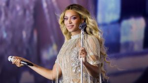 Beyoncé performs onstage during the Renaissance World Tour. Kevin Mazur:WireImage