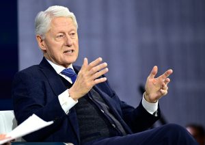 Former President Bill Clinton speaks onstage during The New York Times Dealbook Summit 2024 at Jazz at Lincoln Center on Dec 04, 2024 in New York City. Eugene Gologursky-Getty Images