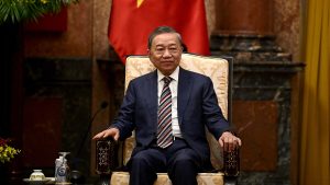 Vietnam’s president, To Lam, at the Presidential Palace in Hanoi on Thursday, is best known for implementing an anticorruption drive.Credit...Nhac Nguyen:Agence France-Presse — Getty Images